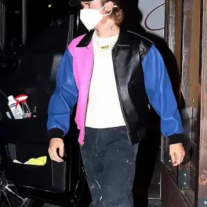 Justin-Bieber-Bomber-Tricolor-Jacket