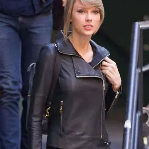 Taylor-Swift-Black-Leather-Jacket