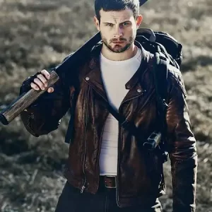 The-Walking-Dead-Nico-Tortorella-Quilted-Leather-Jacket