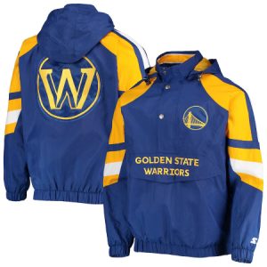 NBA Golden State Warriors Starter Royal And Gold The Pro II Jacket